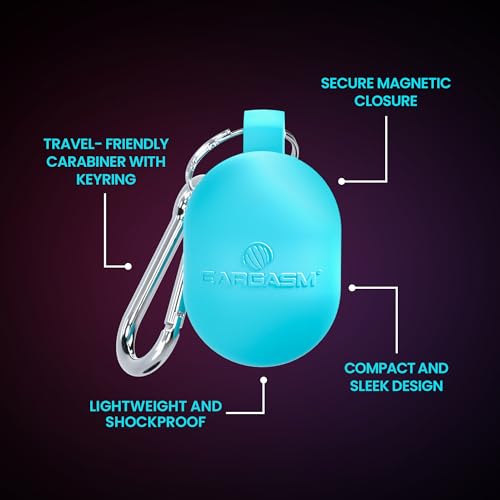 Silicone Earplug Carrying Case with Magnetic Closure