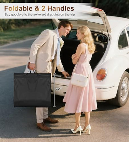 Gusseted Long Garment Bag for Dresses and Gowns