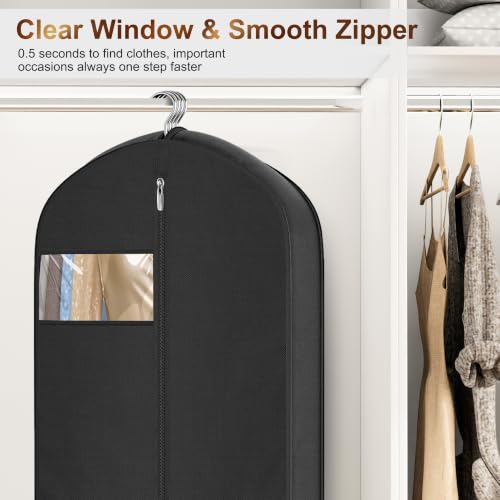 Gusseted Long Garment Bag for Dresses and Gowns