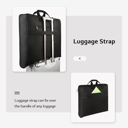 Large Travel Garment Bag with Shoulder Strap