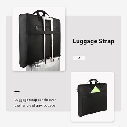 Large Travel Garment Bag with Shoulder Strap
