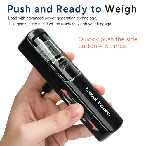 Battery-Free Digital Luggage Scale with LCD Display