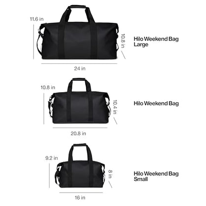 RAINS Hilo Weekend Bag Large – Waterproof Travel Duffel, 12.4 gal
