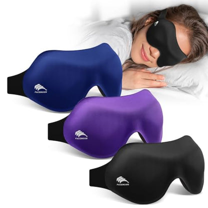 3D Blackout Sleep Mask with Zero Eye Pressure