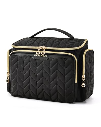 Large Wide-Open Travel Toiletry Bag with Handle