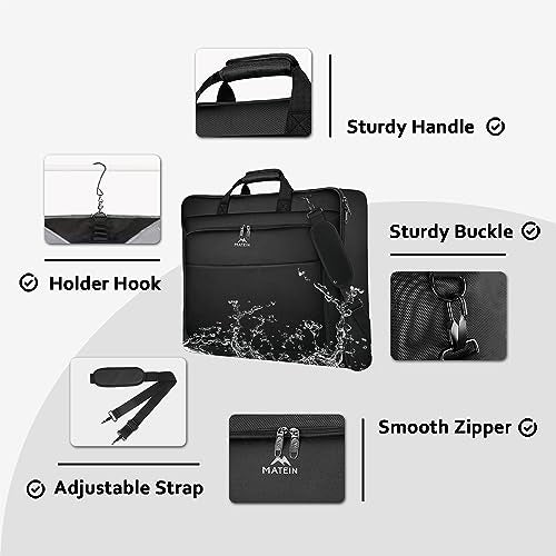 Large Travel Garment Bag with Shoulder Strap