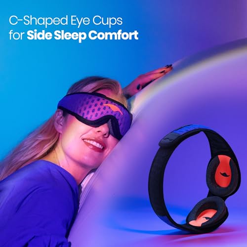 Zero-Pressure Blackout Sleep Mask for Side Sleepers