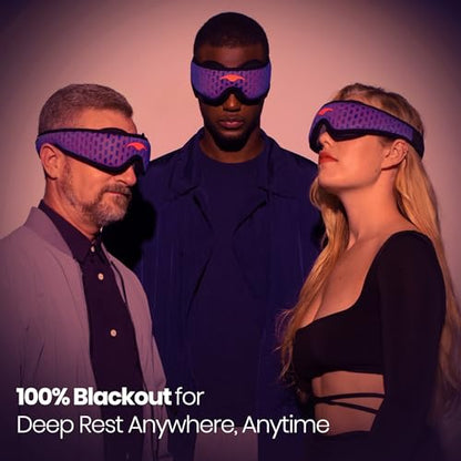 Zero-Pressure Blackout Sleep Mask for Side Sleepers