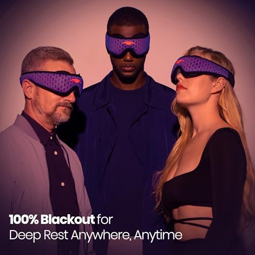 Zero-Pressure Blackout Sleep Mask for Side Sleepers