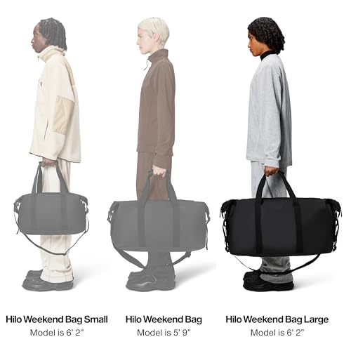 RAINS Hilo Weekend Bag Large – Waterproof Travel Duffel, 12.4 gal