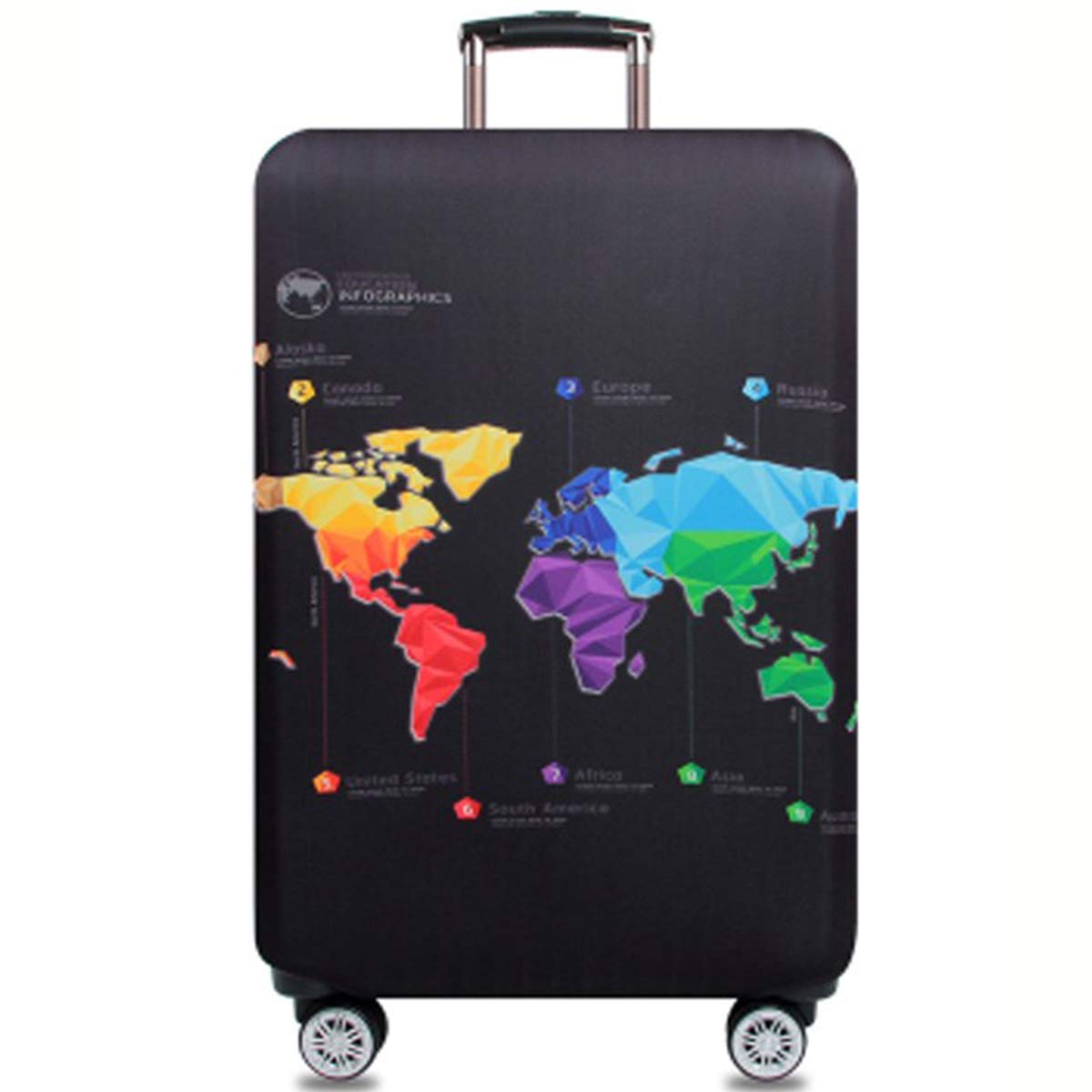 Protective Luggage Cover for 18–32 Inch Suitcases