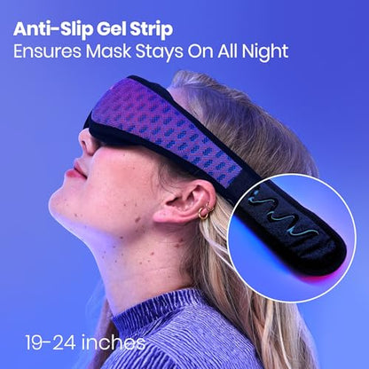 Zero-Pressure Blackout Sleep Mask for Side Sleepers
