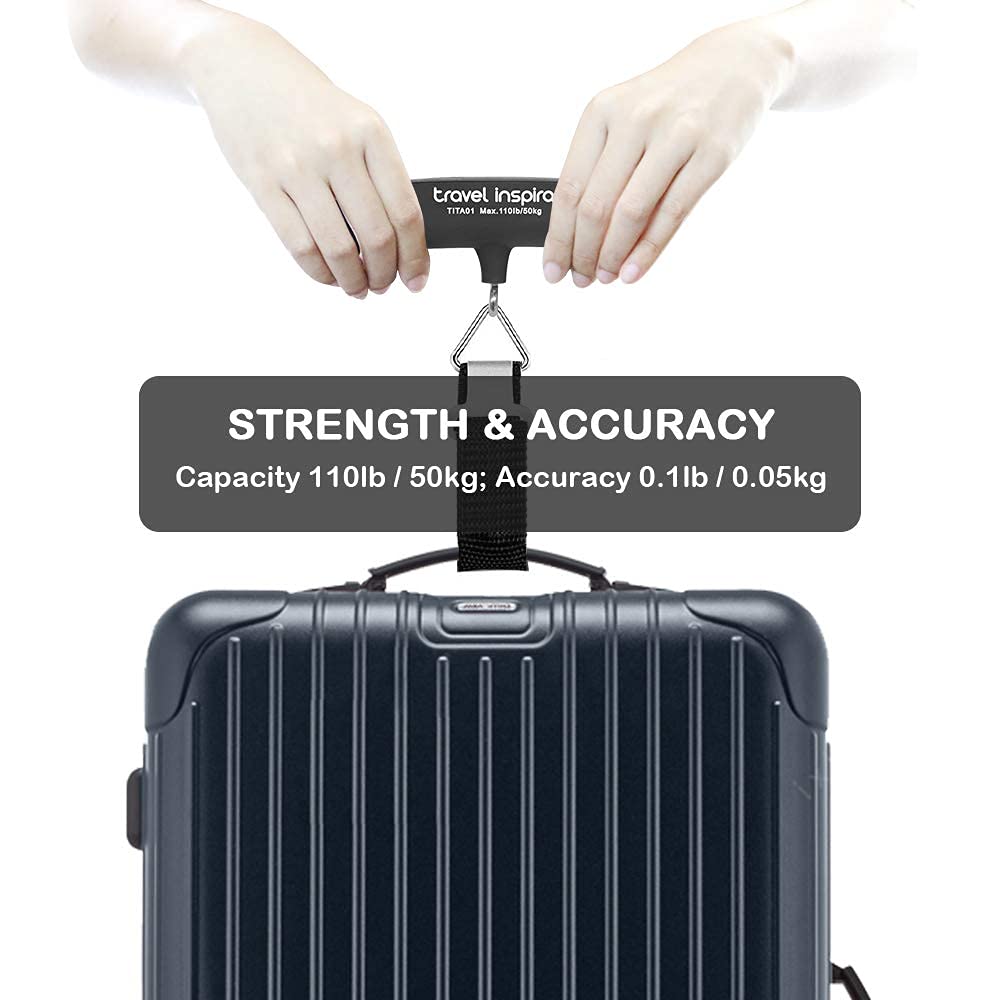110 lb Digital Luggage Scale with Backlit Display