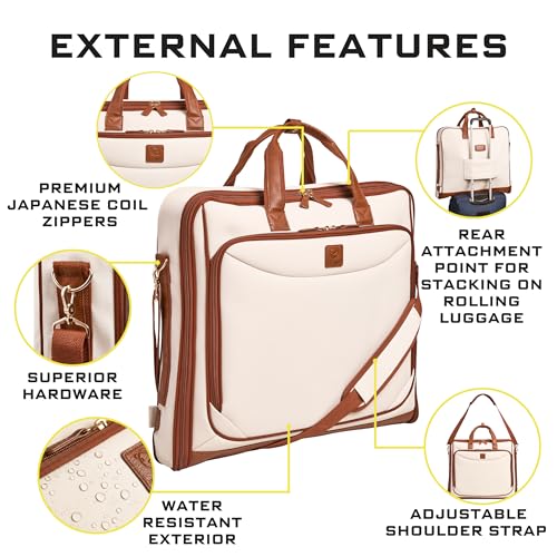 Carry-On Garment Bag for Up to 4 Hanging Items