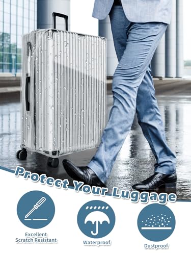 Fitted Luggage Cover for 20–30 Inch Suitcases