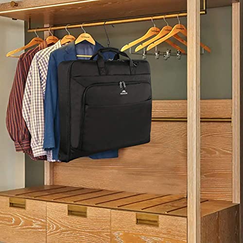 Large Travel Garment Bag with Shoulder Strap