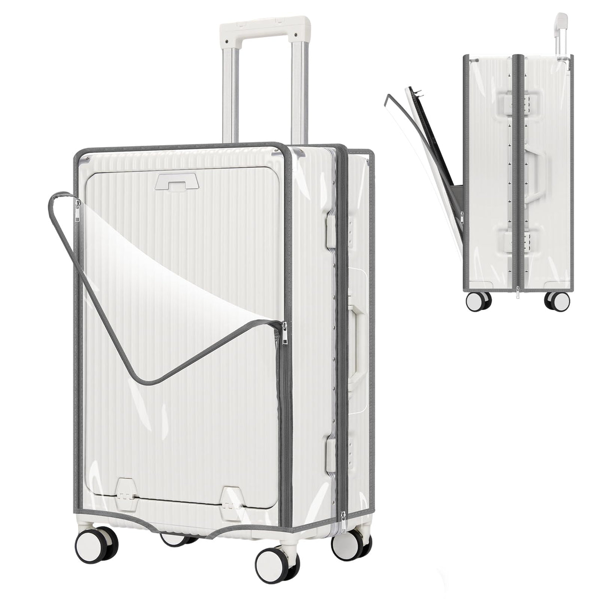Fitted Luggage Cover for 20–30 Inch Suitcases