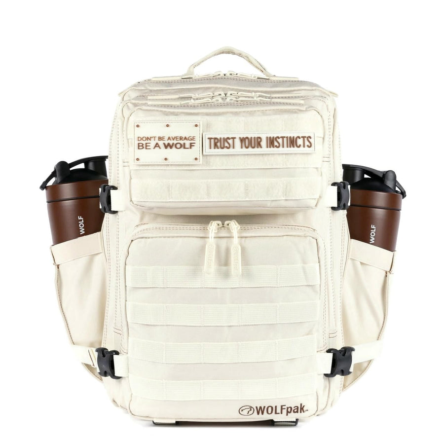 WOLFpak 25L Athletic Gym Backpack - Durable 1000D Waterproof Oxford Material with MOLLE Webbing, Laptop Pocket