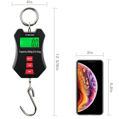 Heavy Duty Digital Hanging Scale with LCD Display