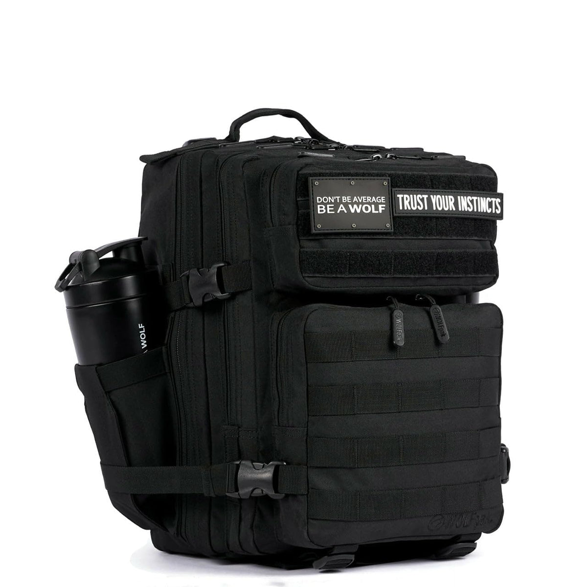 WOLFpak 25L Athletic Gym Backpack - Durable 1000D Waterproof Oxford Material with MOLLE Webbing, Laptop Pocket