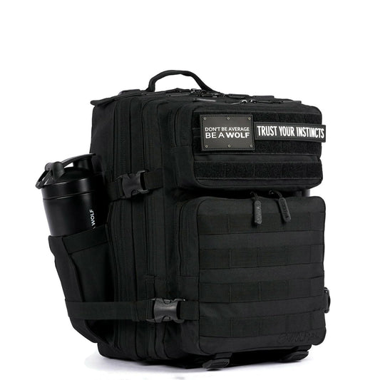WOLFpak 25L Athletic Gym Backpack - Durable 1000D Waterproof Oxford Material with MOLLE Webbing, Laptop Pocket