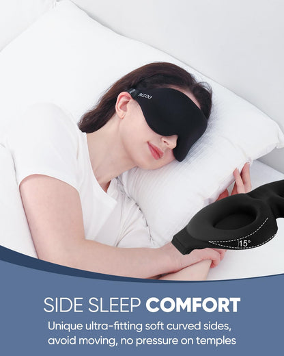 Light-Blocking Sleep Mask for Side Sleepers