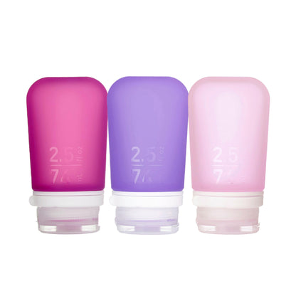 Refillable Silicone Travel Bottles 3-Pack