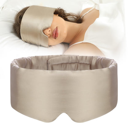 Mulberry Silk Blackout Sleep Mask with Adjustable Band