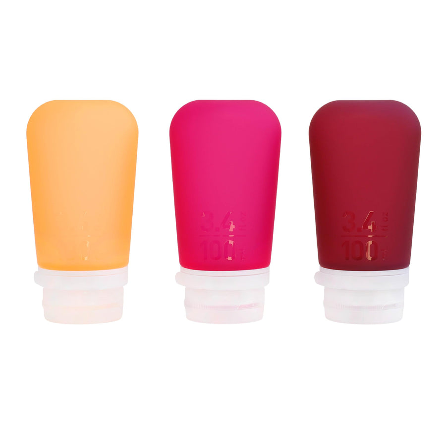 Refillable Silicone Travel Bottles 3-Pack