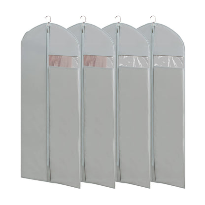 65-Inch Long Dress Garment Bags with Clear Window