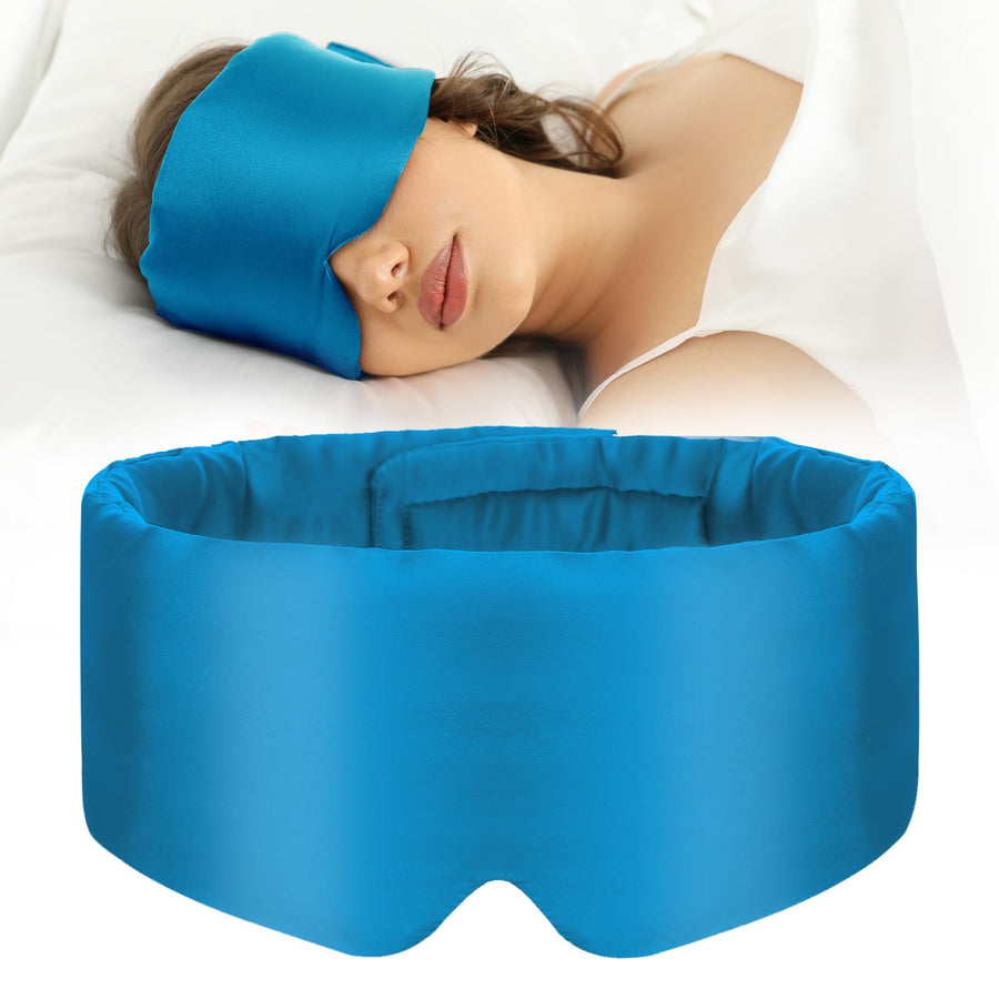 Mulberry Silk Blackout Sleep Mask with Adjustable Band