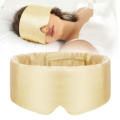 Mulberry Silk Blackout Sleep Mask with Adjustable Band