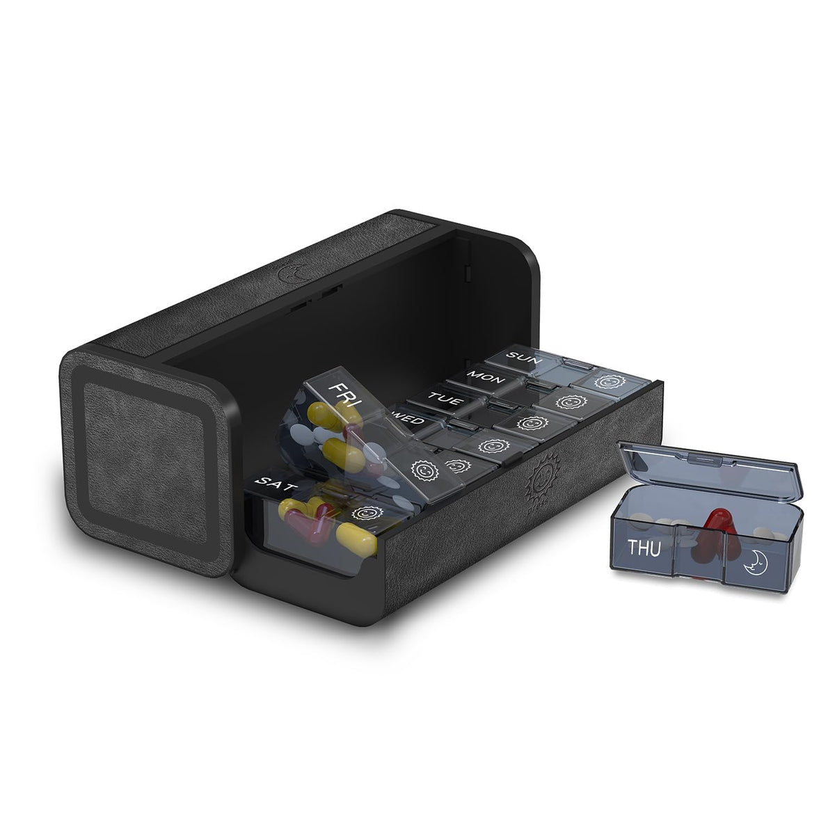 7-Day AM PM Pill Organizer with Detachable Cases