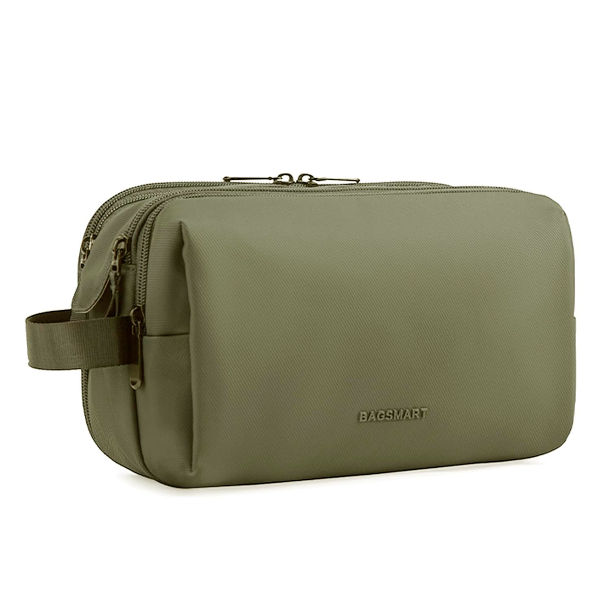 Water-Resistant Hanging Toiletry Bag with Full-Size Storage