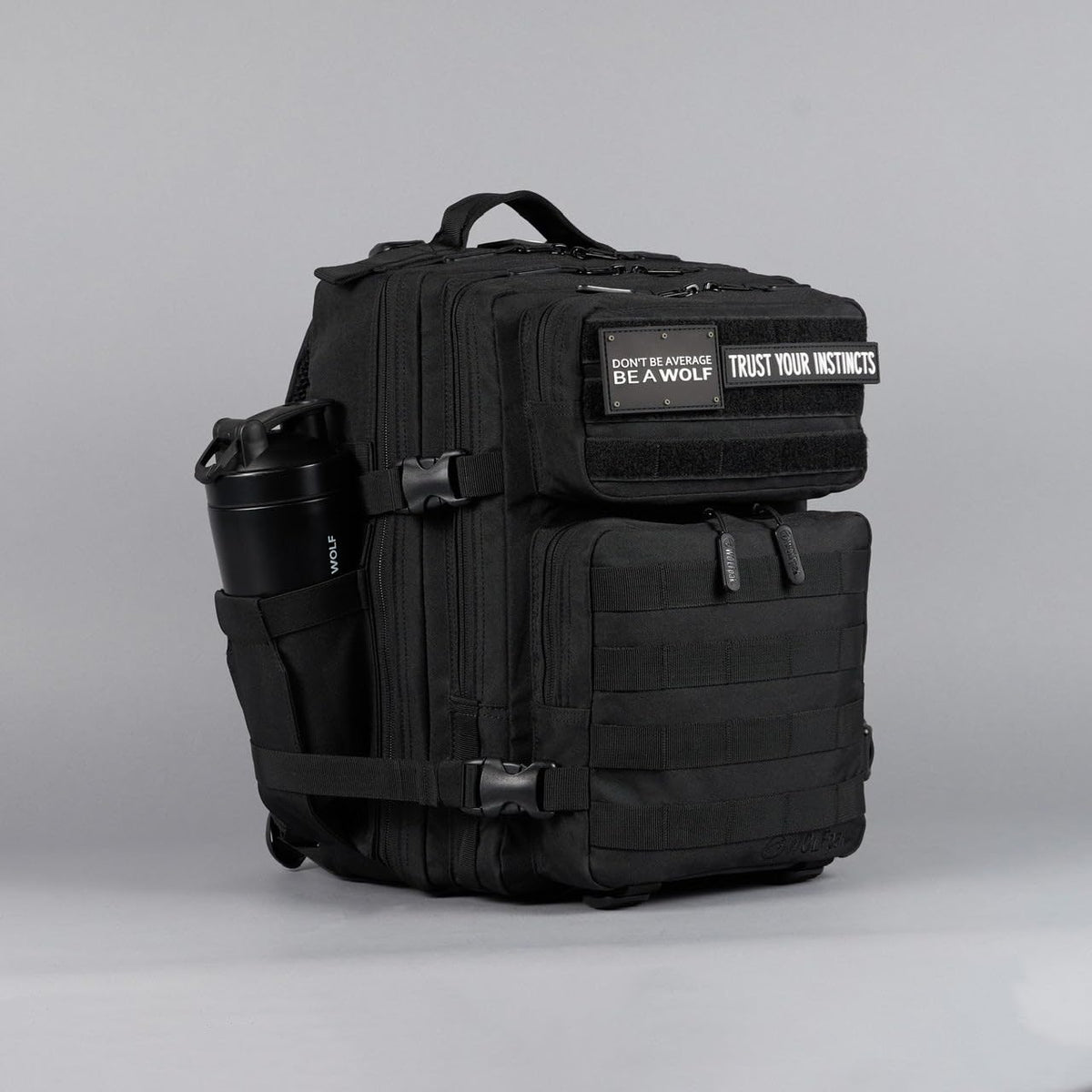 WOLFpak 25L Athletic Gym Backpack - Durable 1000D Waterproof Oxford Material with MOLLE Webbing, Laptop Pocket