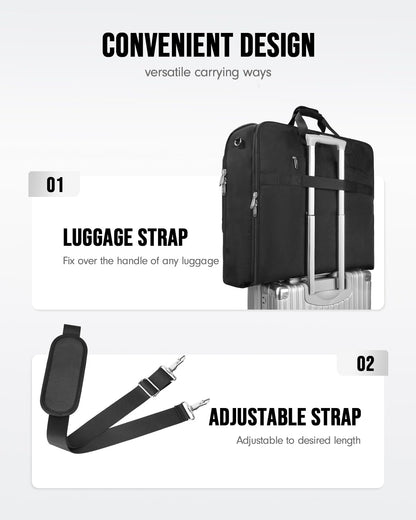 MATEIN Garment Bag for Travel, Large Suit Bag Travel Up to 6 Suits