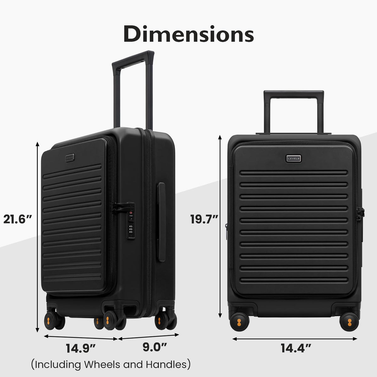 LEVEL8 Adventure Classic Carry on Luggage