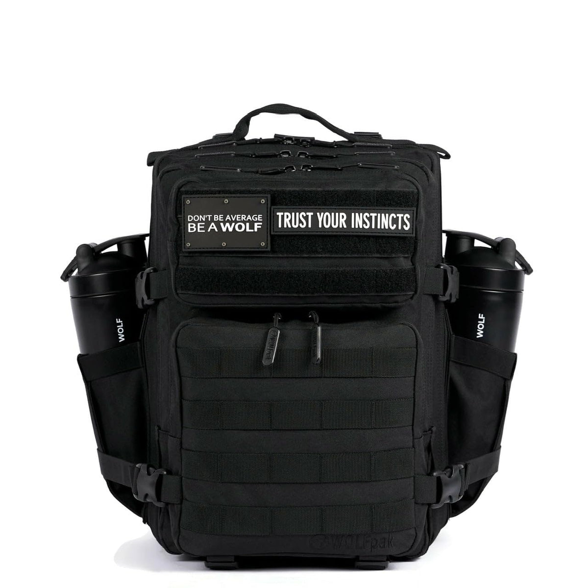 WOLFpak 25L Athletic Gym Backpack - Durable 1000D Waterproof Oxford Material with MOLLE Webbing, Laptop Pocket