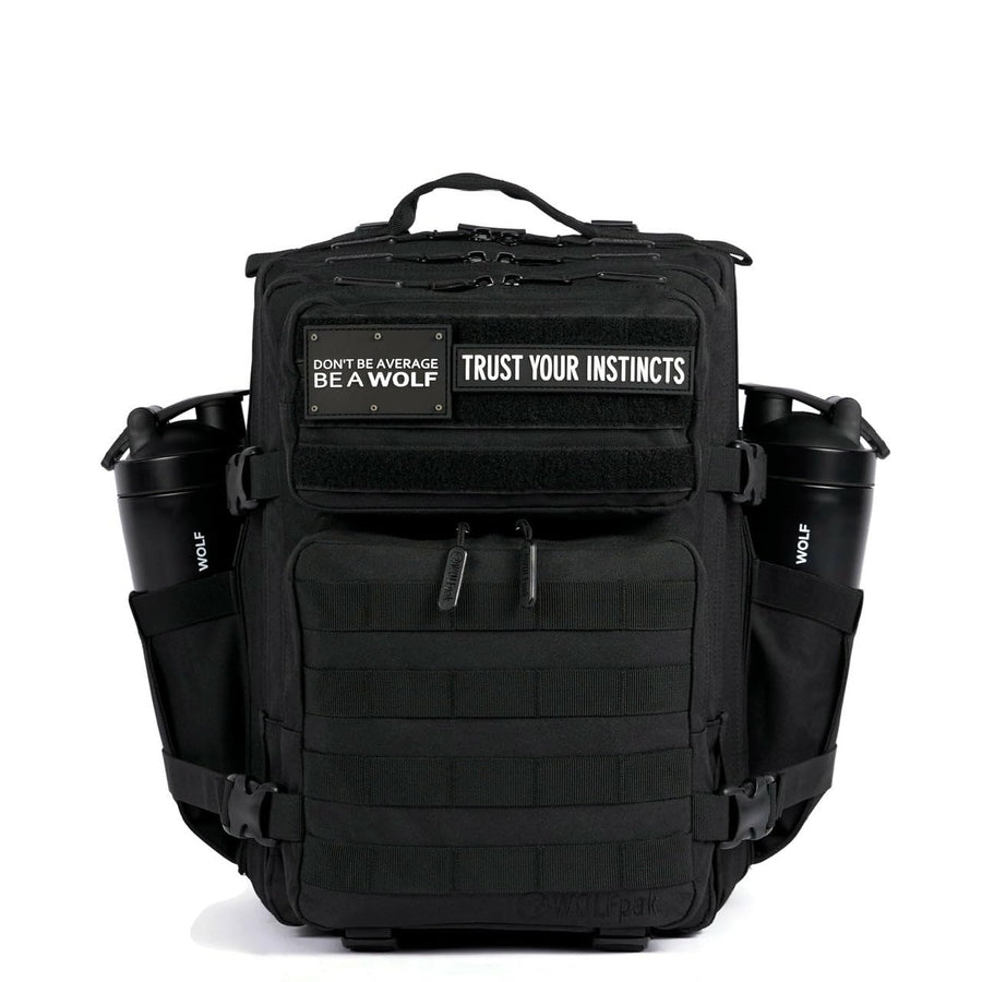 WOLFpak 25L Athletic Gym Backpack - Durable 1000D Waterproof Oxford Material with MOLLE Webbing, Laptop Pocket