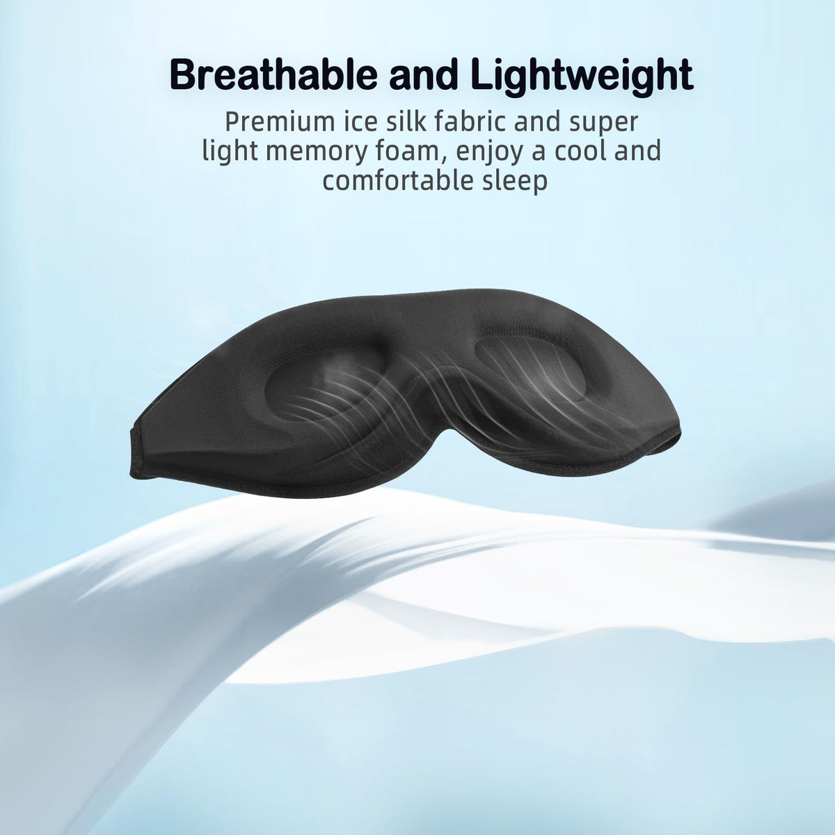 3D Contoured Sleep Mask for Side Sleepers
