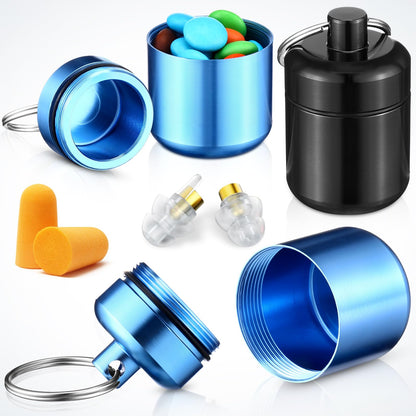 Hicarer 4 Pack Ear Plug Carrying Case