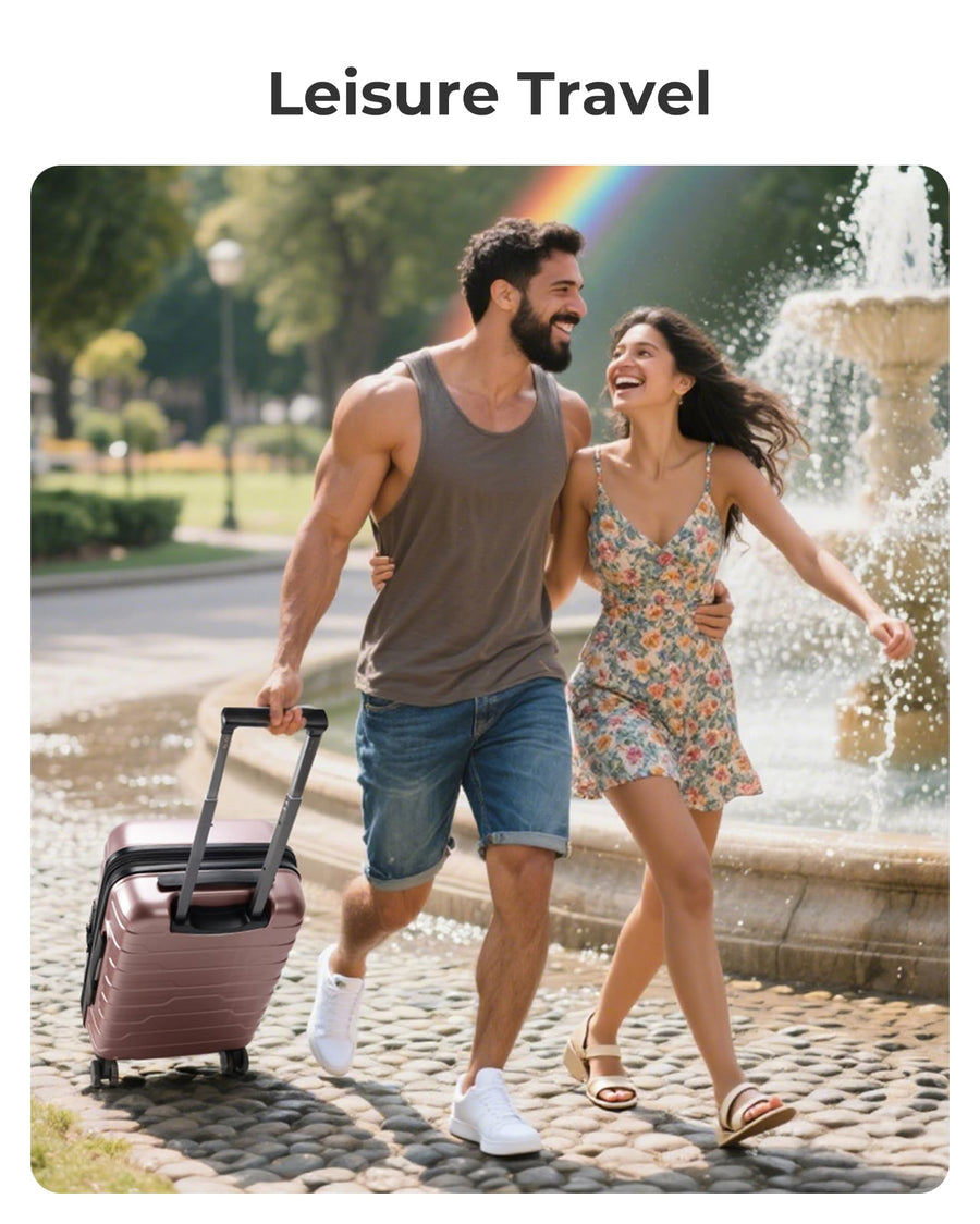 BAGSMART Carry On Luggage 22x14x9 Airline Approved with Spinner Wheels,Lightweight Luggage with TSA Lock,Expandable Hard Shell Carry On Suitcases for Men Women