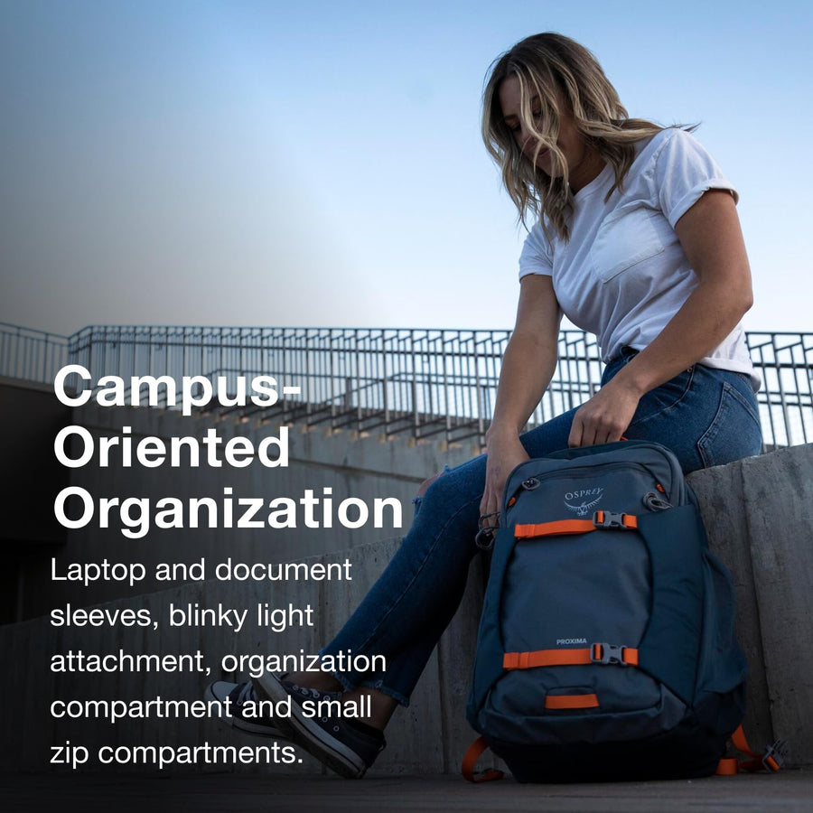 Osprey Proxima 30L Campus Laptop Backpack - Everyday Bag with Tech Storage, Bottle Pockets & Comfortable Carry