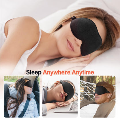 3D Contoured Sleep Mask for Side Sleepers