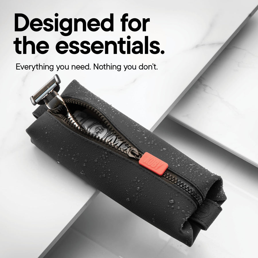 Water-Resistant Travel Dopp Kit with Easy-Access Opening