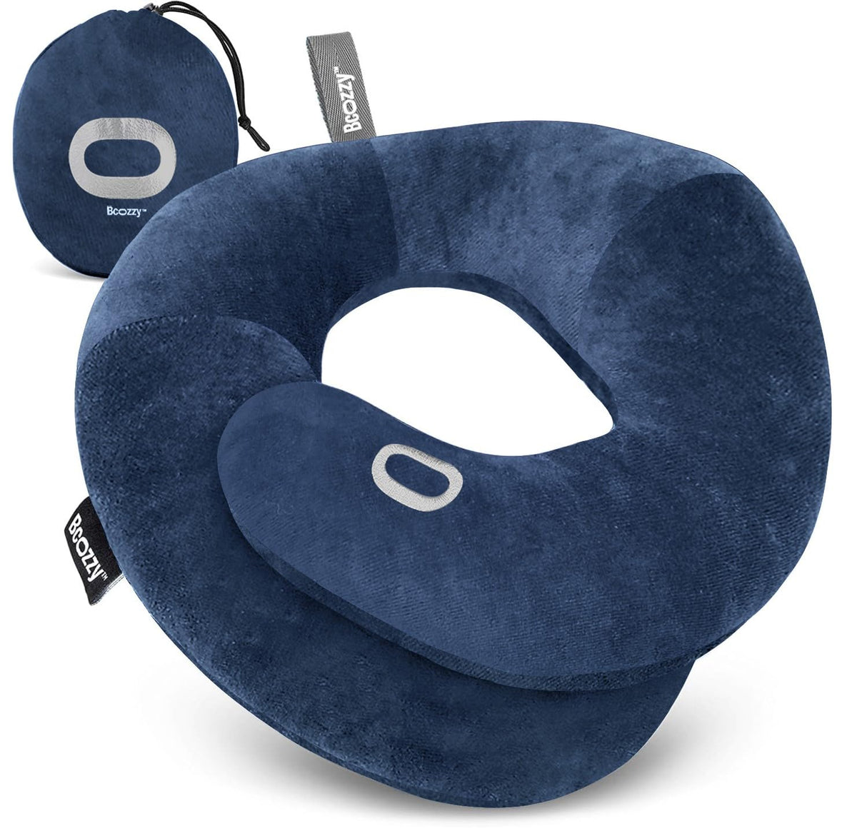 BCOZZY Travel Neck Pillow for Airplane, Head & Chin Support, Parent