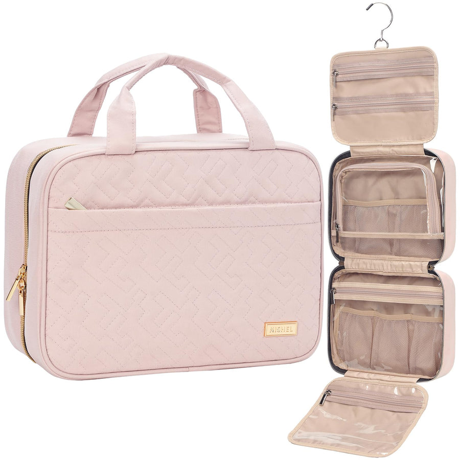 Hanging Travel Toiletry Bag for Full-Size Essentials