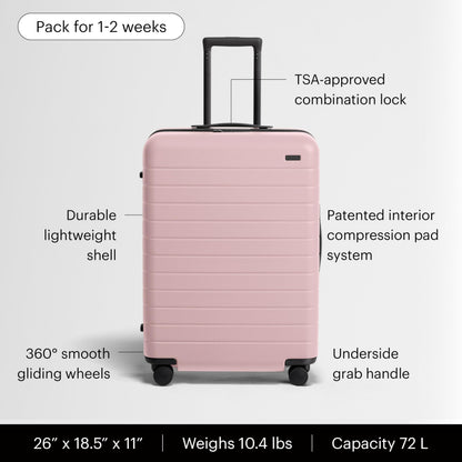 Away Checked Luggage, Lightweight Spinner Suitcase