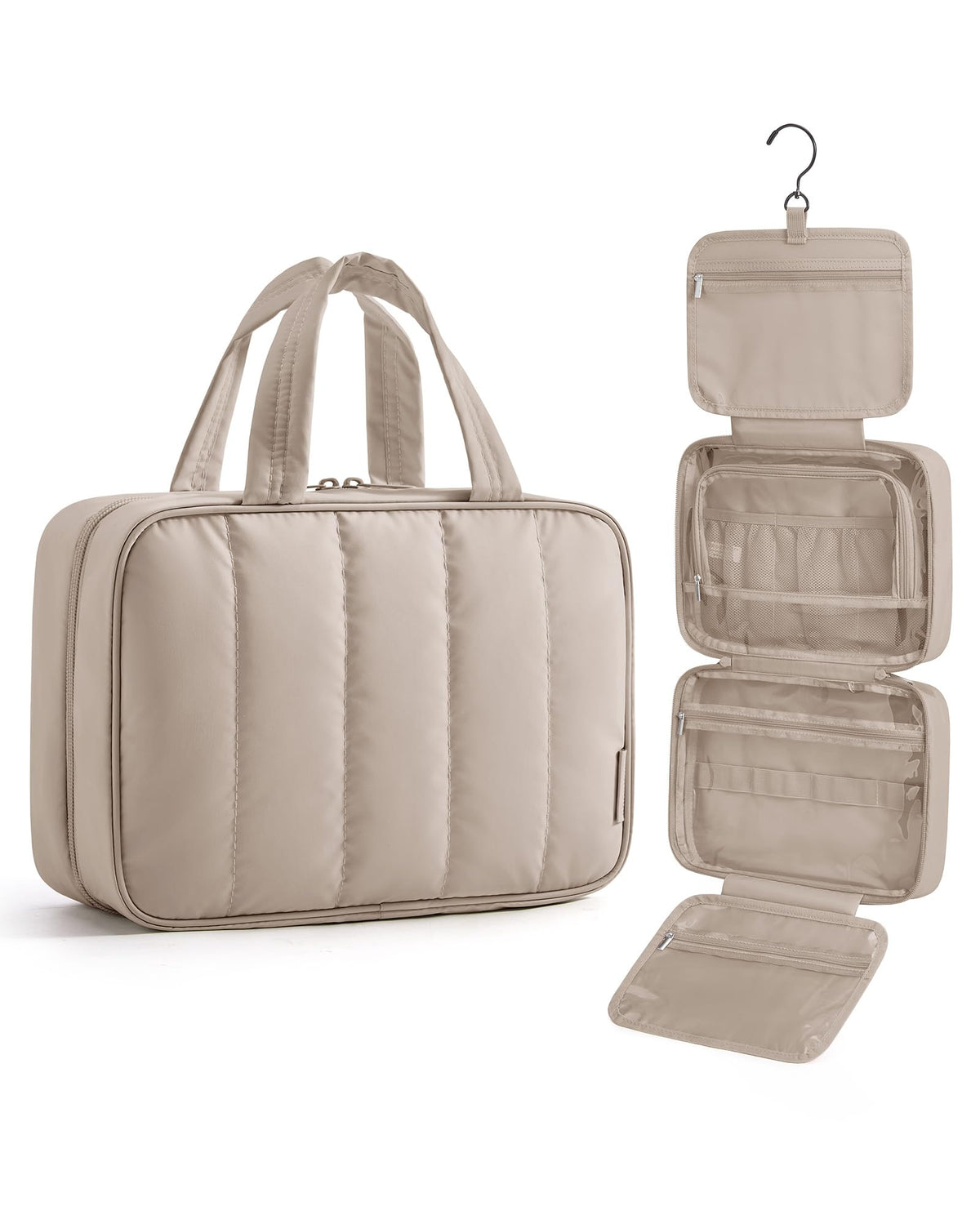 Waterproof Hanging Toiletry Bag for Full-Size Essentials