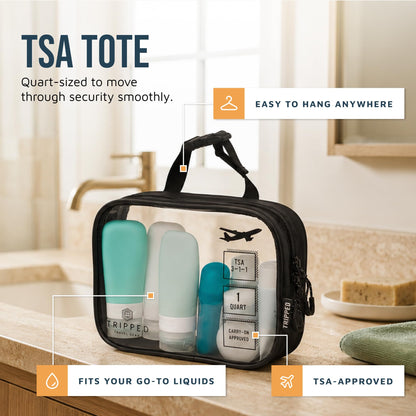 3-Piece Travel Toiletry Bag Set with Organized Storage
